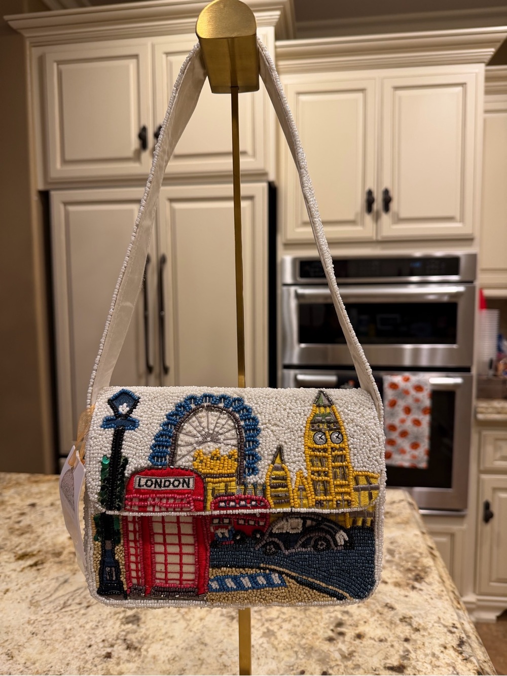 From India to You London Beaded Shoulder Bag